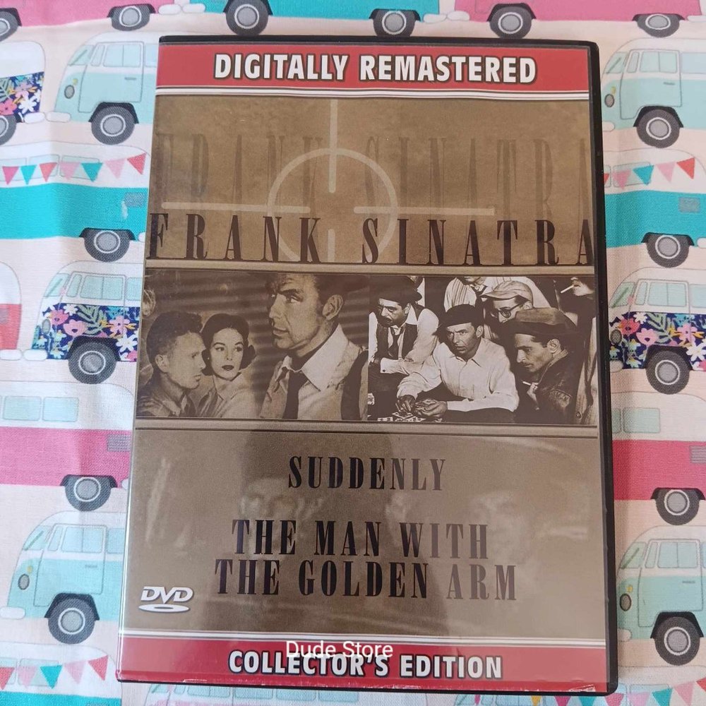 FRANK SINATRA - Suddenly (1954) - The Man with the Golden Arm (1955) 2 side DVD